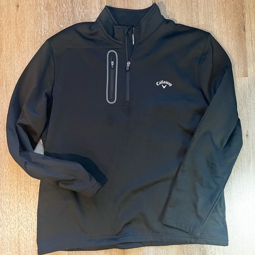Callaway Men’s Pullover Size XL Golf 3/4 Zip